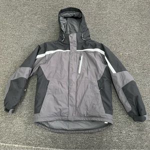 L.L. Bean Men’s Rugged Ridge Parka Black Gray Size Large